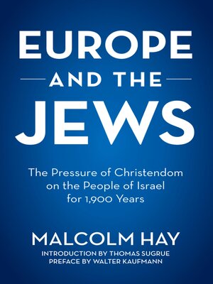 cover image of Europe and the Jews